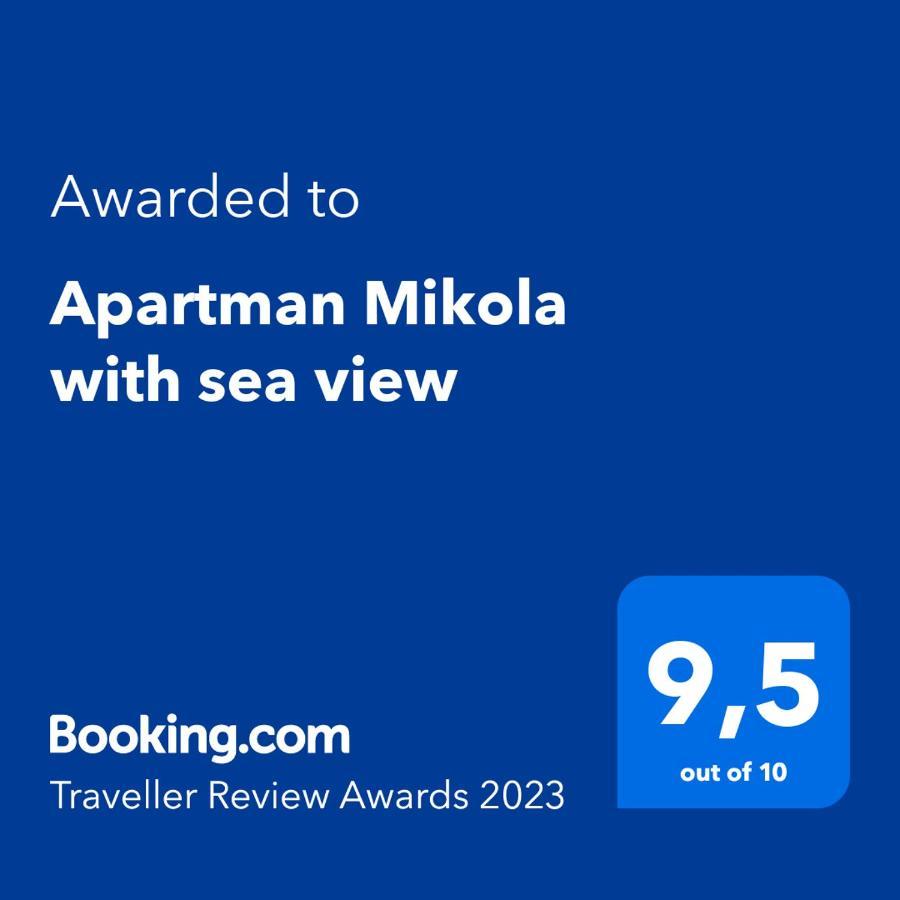 Apartman Mikola With Sea View 트로기르 외부 사진
