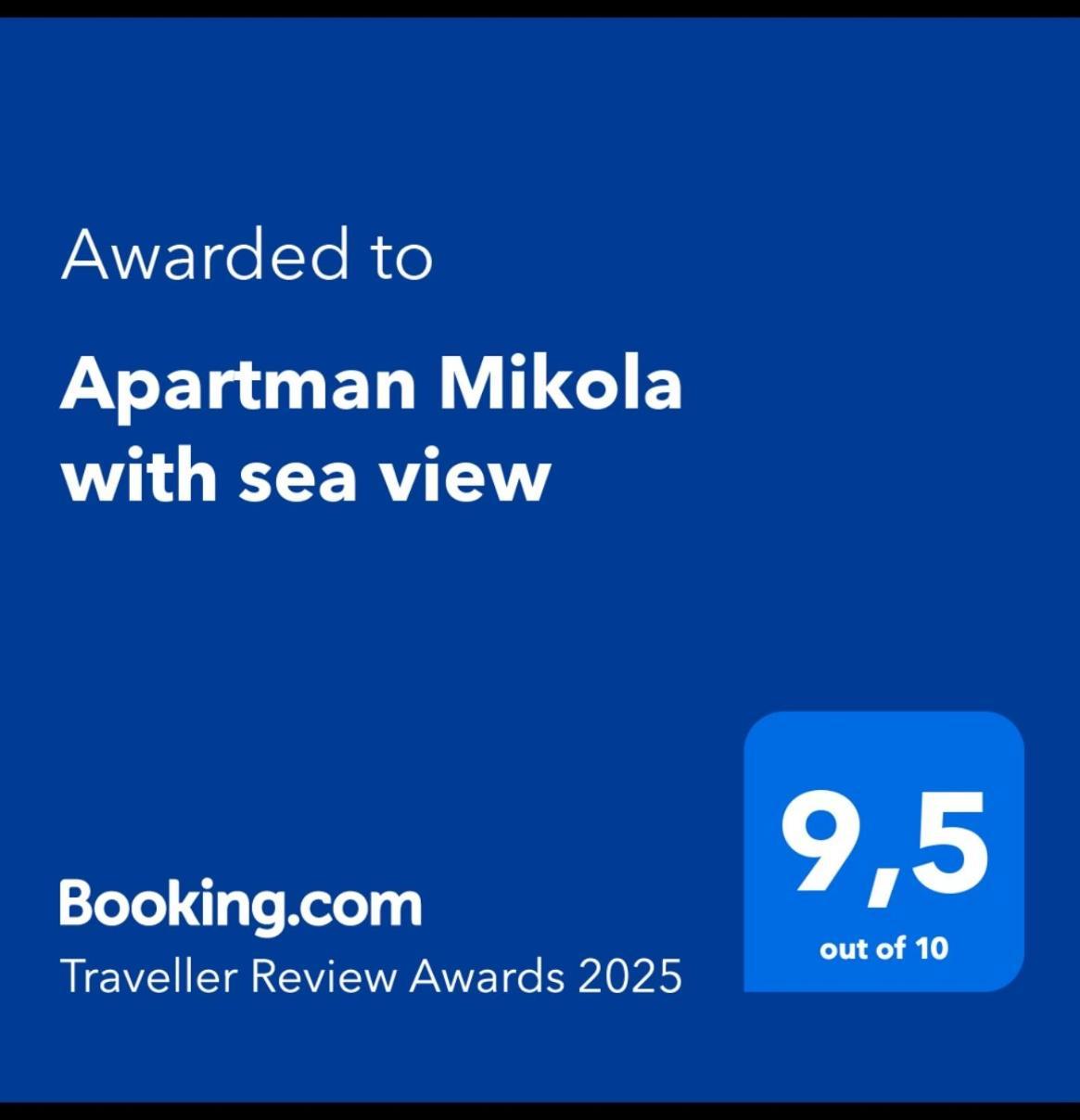 Apartman Mikola With Sea View 트로기르 외부 사진